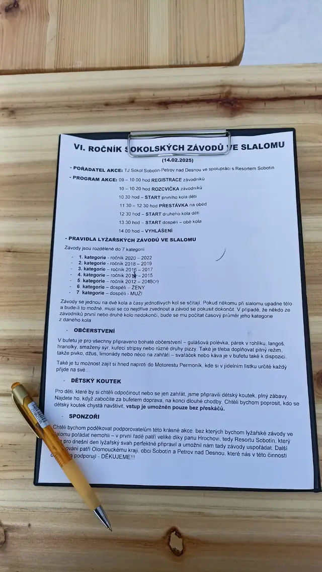 VI. ročník sokolských lyžařských závodů 2026 – fotka 37 z 610